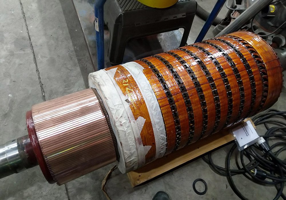 DC motor armature